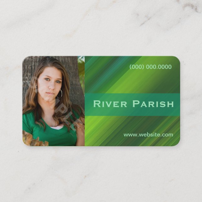 Modèle Acteur Carte de visite de capture d'écran m (Devant)