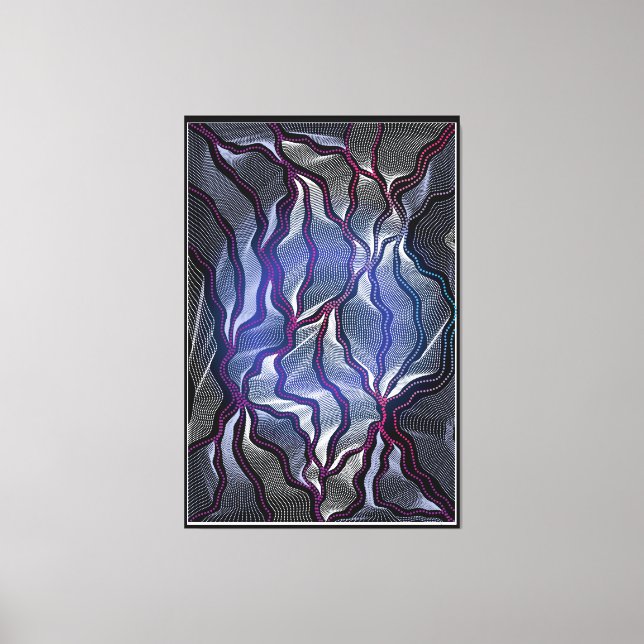 Modèle autochtone-16 toile étirée (Recto)