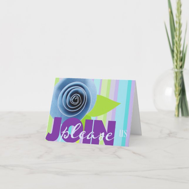 Modèle baby shower Invitation (Devant)