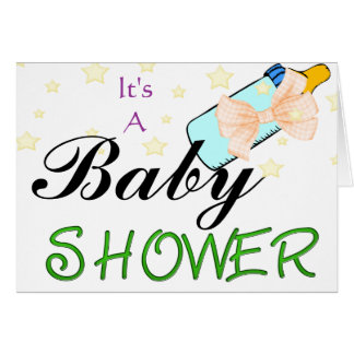 MODÈLE BABY SHOWER INVITATION