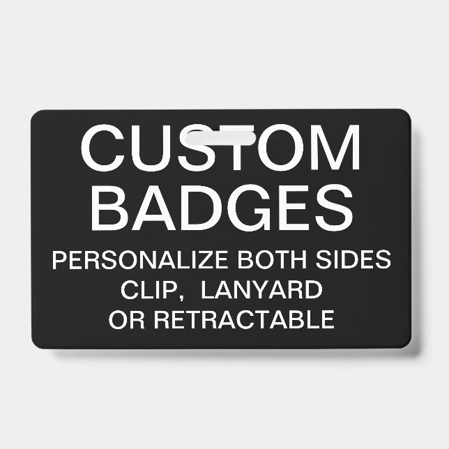 Modèle BADGE PERSONNALISÉ (Avant)