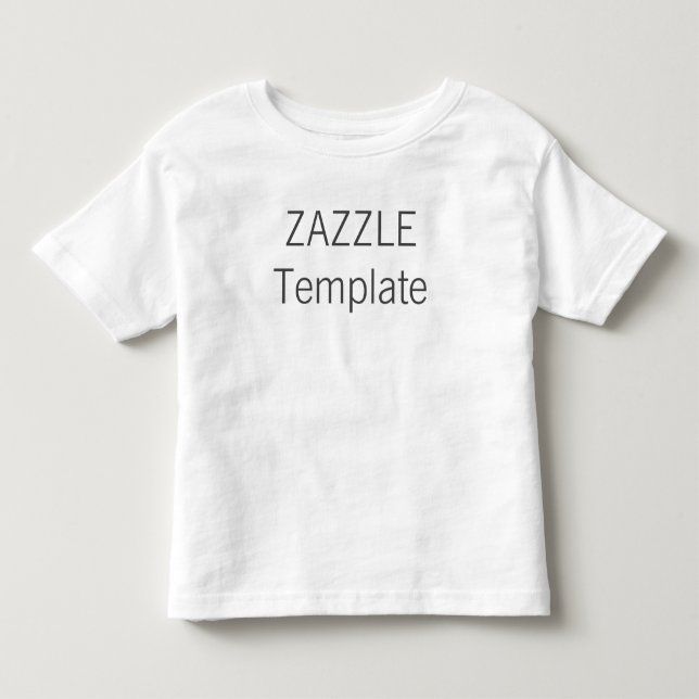 Modèle blanc T-shirt Toddler personnalisé (Devant)