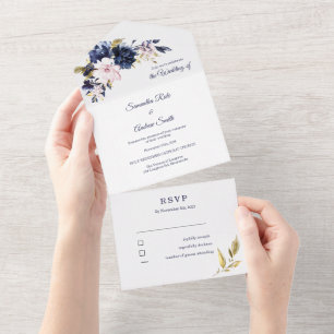 Modèle Bleu Rose et Or