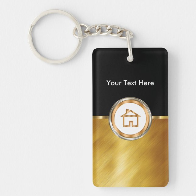 Modèle chic de porte - clé d'immobiliers (Devant)