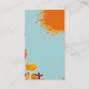 modèle coloré mignon frais de carte de visite