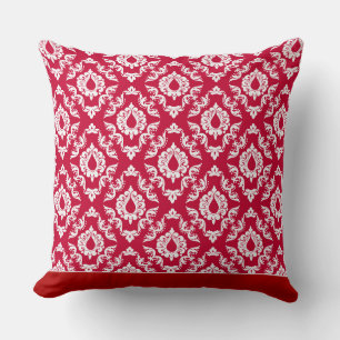 Modèle Damask moderne Coussin rouge 2 - CH9