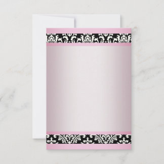 Modèle damassé rose noir