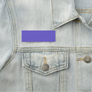 Modèle de badge nominatif réutilisable bleu ardois