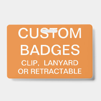 Modèle de badge personnalisé sur cordon personnali