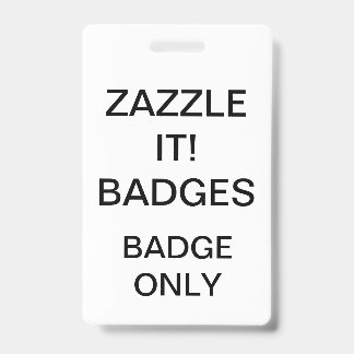 Modèle de BADGE personnalisé vierge