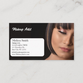 MODÈLE DE BASE CARTE DE VISITE MAKEUP ARTIST