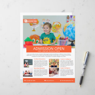 Modèle de brochure d'admission scolaire