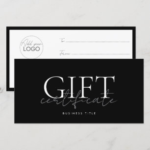 Modèle de carte cadeau imprimable facile à Customi