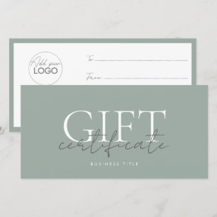 Modèle de carte cadeau imprimable facile à Customi