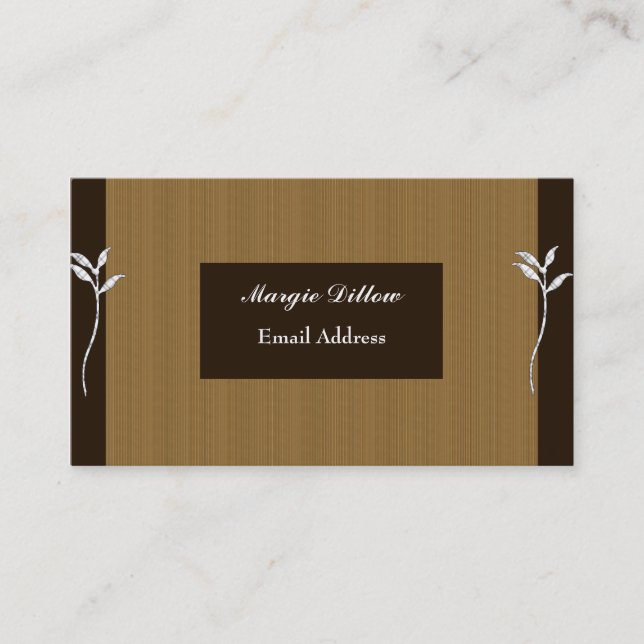 MODÈLE DE CARTE D'AFFAIRES DESIGNER (Devant)