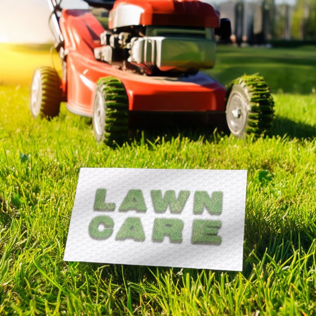 Modèle de carte d'affaires Landscaping Lawn Care M (Créateur téléchargé)