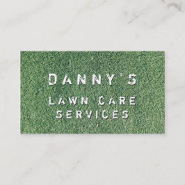 Modèle de carte d'affaires Landscaping Lawn Care M
