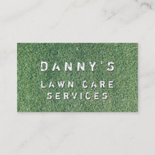 Modèle de carte d'affaires Landscaping Lawn Care M