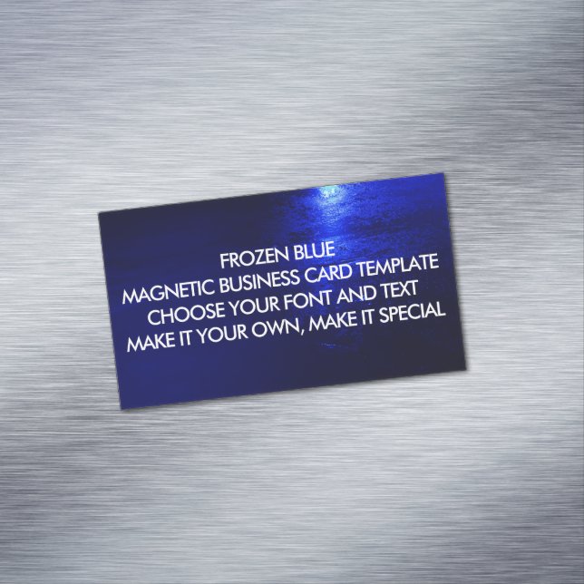 MODÈLE DE CARTE D'AFFAIRES MAGNÉTIQUE MAGNÉTIQUE G (In Situ)