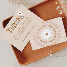 Modèle de carte de baby shower de Merci Boho modif