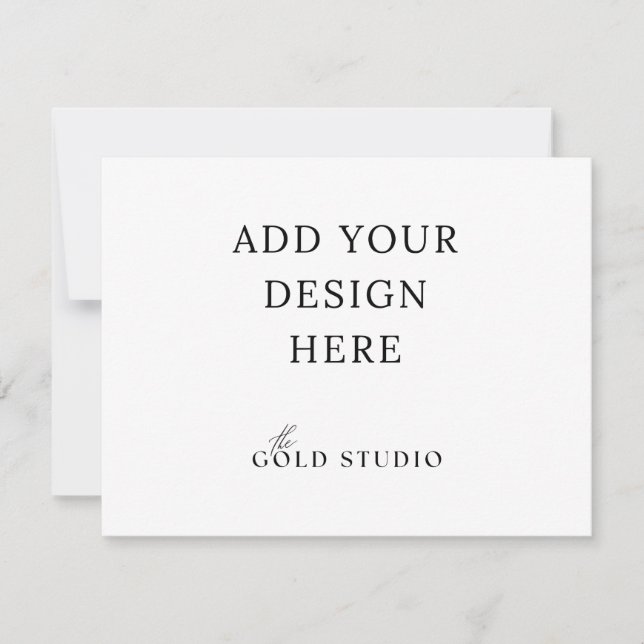 Modèle de carte de boîtier paysager (4,25 x 5,5) (Devant)