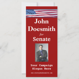 Modèle de carte de campagne électorale