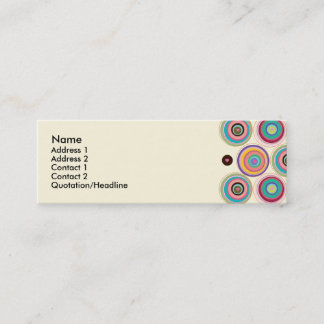 Modèle de carte de profil de coeurs de connexion