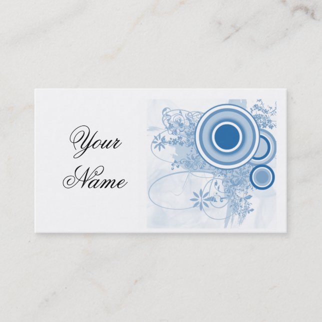 Modèle de carte de profil de concepteur (Devant)