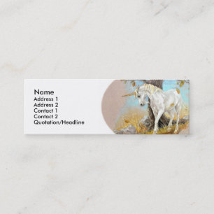 Modèle de carte de profil - licorne