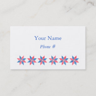 Modèle de carte de profil personnel Designer