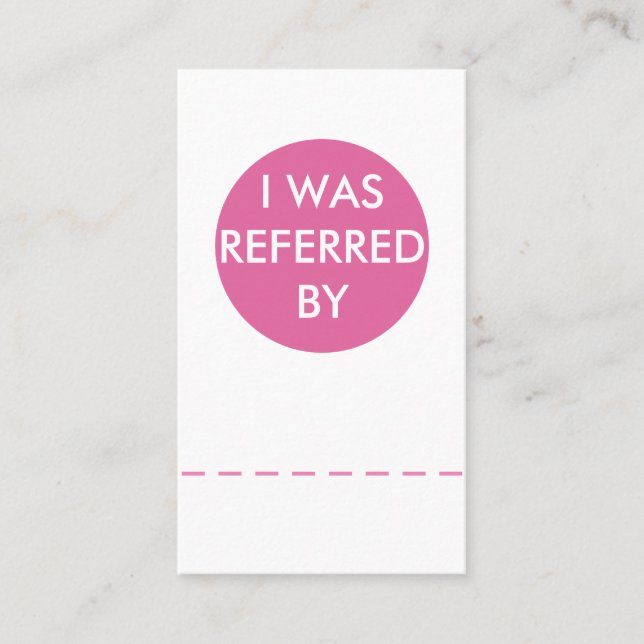 Modèle de carte de référence d'affaires de beauté (Devant)