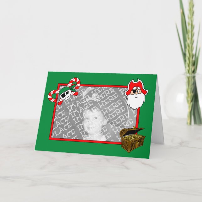 Modèle de carte de vacances Pirate (Design n° 2) (Devant)