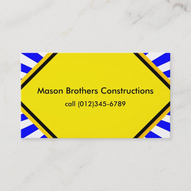 Modèle de carte de visite (Devant)