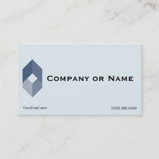 Modèle de carte de visite avec logo simple