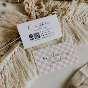 Modèle de carte de visite Boho