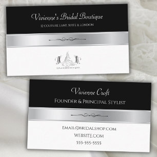 Modèle de carte de visite de boutique de mariage d