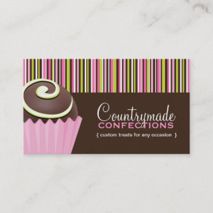 Modèle de carte de visite de confections