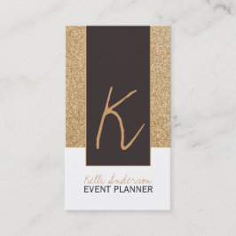 Modèle de carte de visite de parties scintillantes