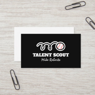 Modèle de carte de visite de recruteur de talent d