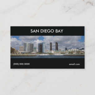 Modèle de carte de visite de San Diego