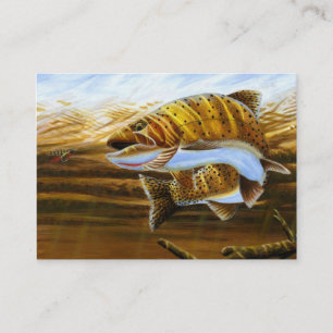 Modèle de carte de visite de TRUITE