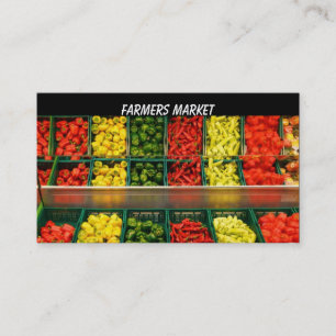 Modèle de carte de visite des agriculteurs