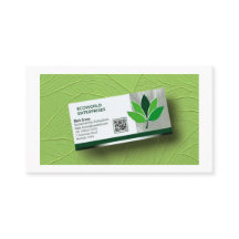 Modèle de carte de visite écologique - personnalis