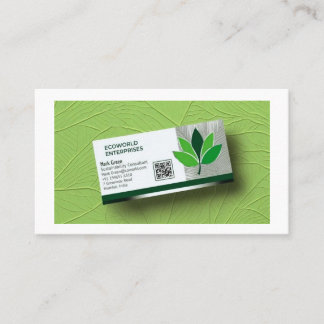 Modèle de carte de visite écologique - personnalis