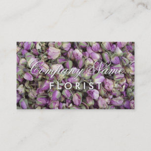 Modèle de carte de visite fleuriste   photo des bu
