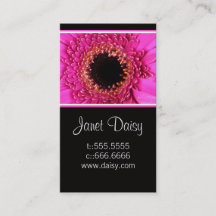 Modèle de carte de visite Gerbera Daisy