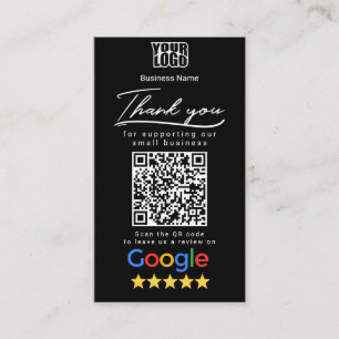 Modèle de carte de visite Google Review
