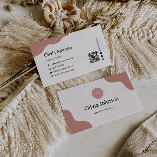 Modèle de carte de visite imprimable (Printable Business Card Template)