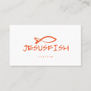 Modèle de carte de visite Jesus FISH