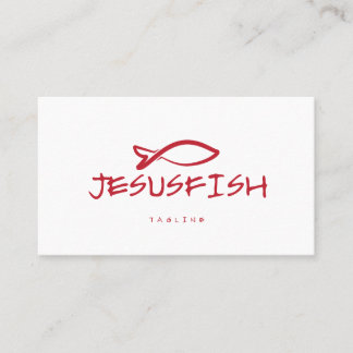 Modèle de carte de visite Jesus FISH